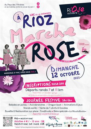 Marche rose et journée festive à Rioz