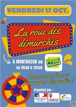 La roue des démarches à Montbozon