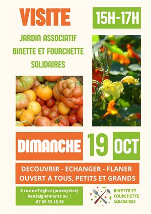 Visite de jardin à Rioz