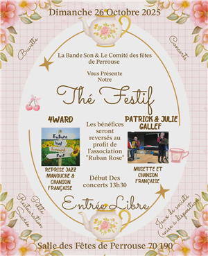 Thé festif à Perrouse