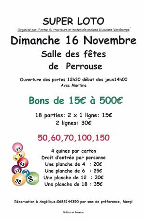 Loto à Perrouse