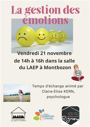 Temps d'échange sur les émotions à Montbozon