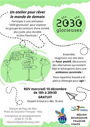 Animation "2030 glorieuses" à Rioz