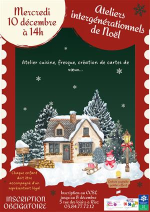 Ateliers intergénérationnels à Rioz