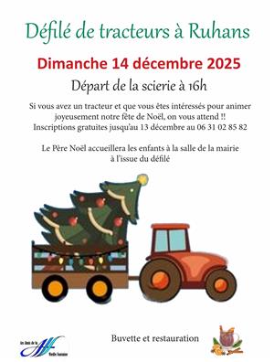 Défilé de tracteur à Ruhans