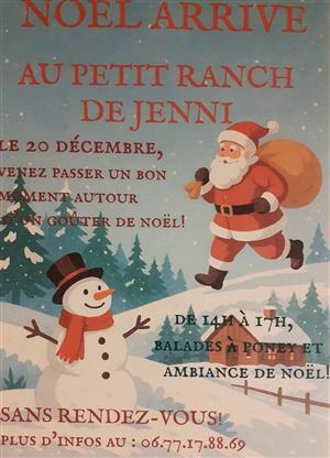 Noël arrive au Ranch de Jenni à La Malachère