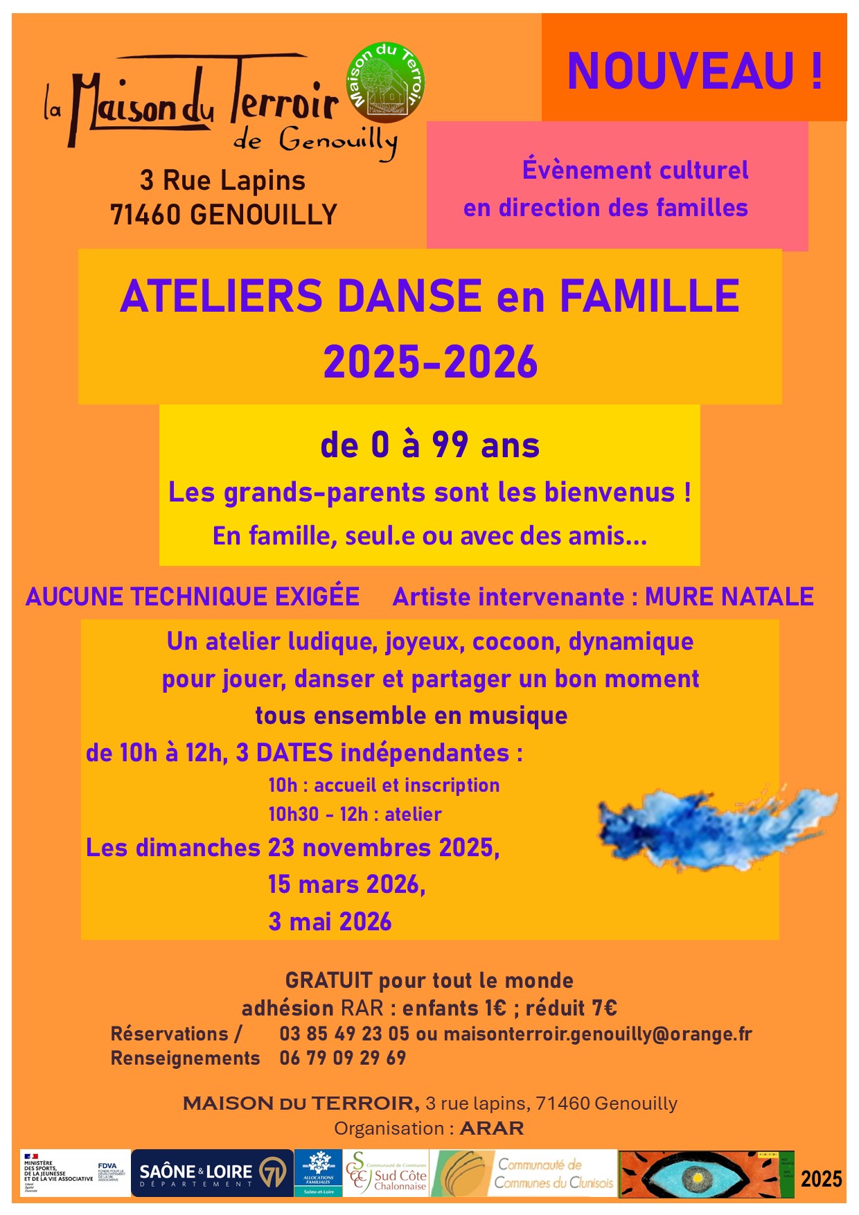 Ateliers Danse en Famille