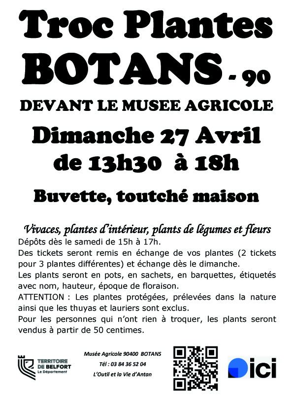 Affiche TROC PLANTES