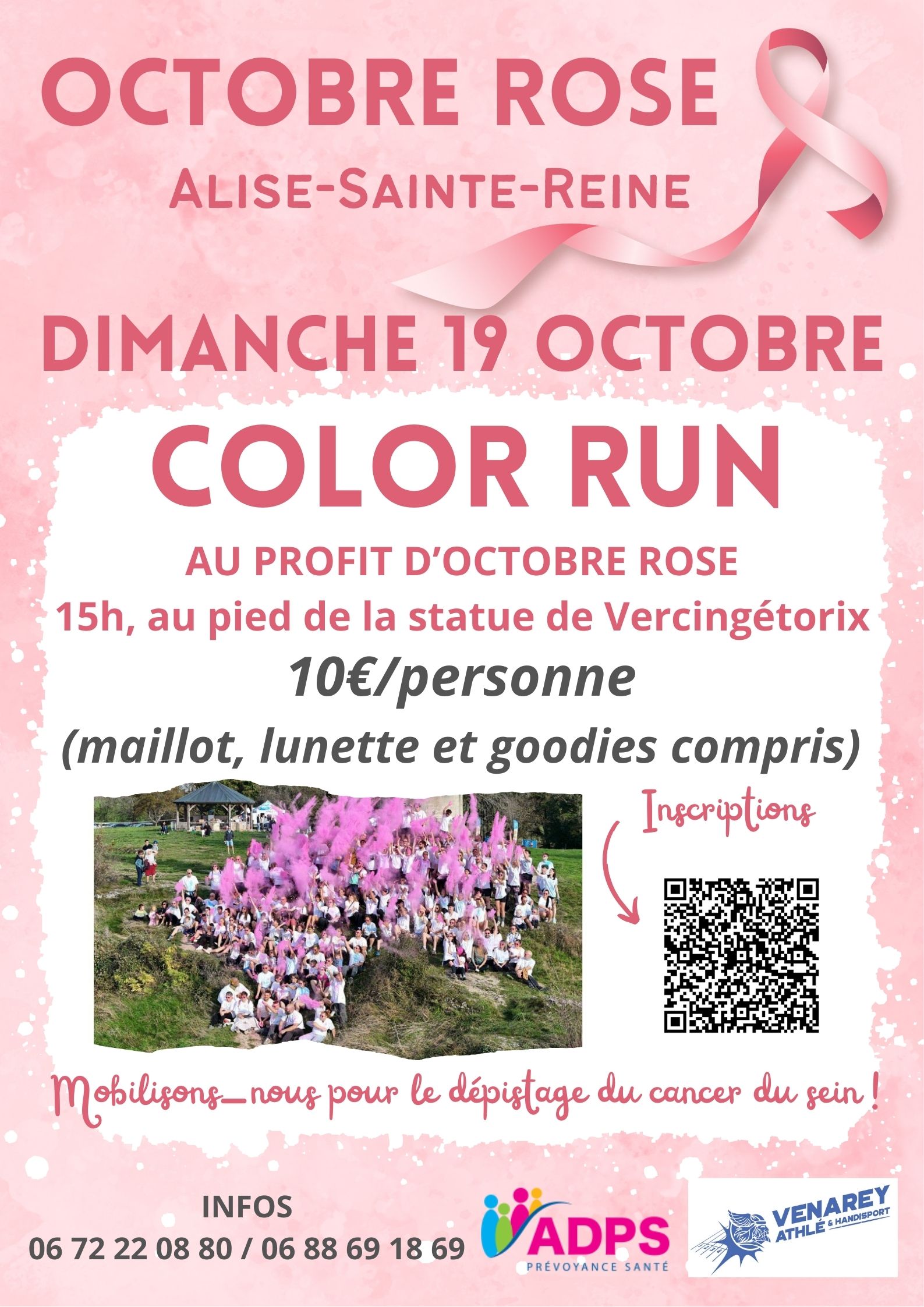 COLOR RUN OCTOBRE ROSE - 1