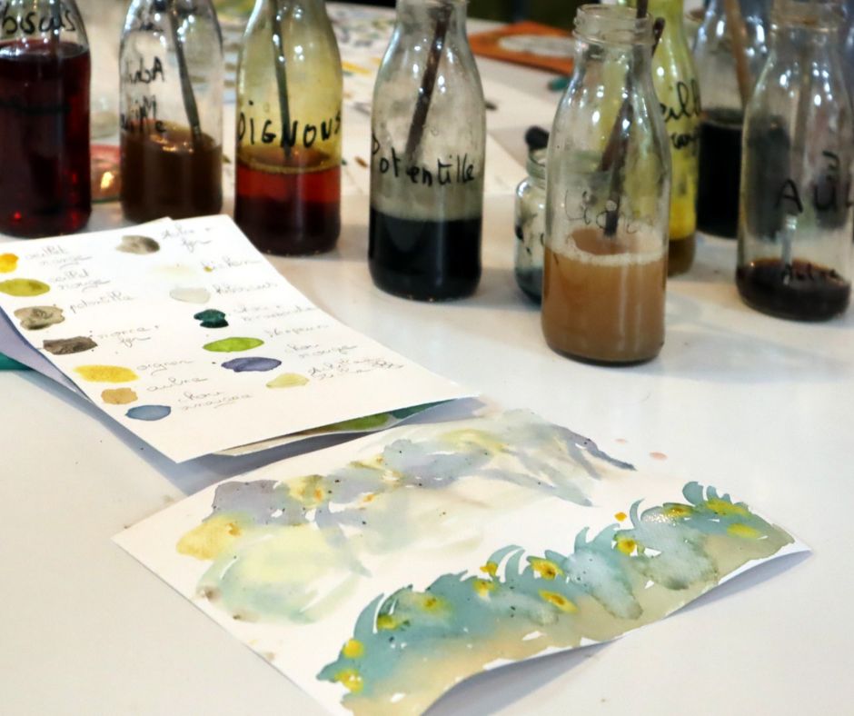 peinture végétale