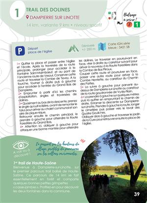 Trail des dolines - Version 9 km