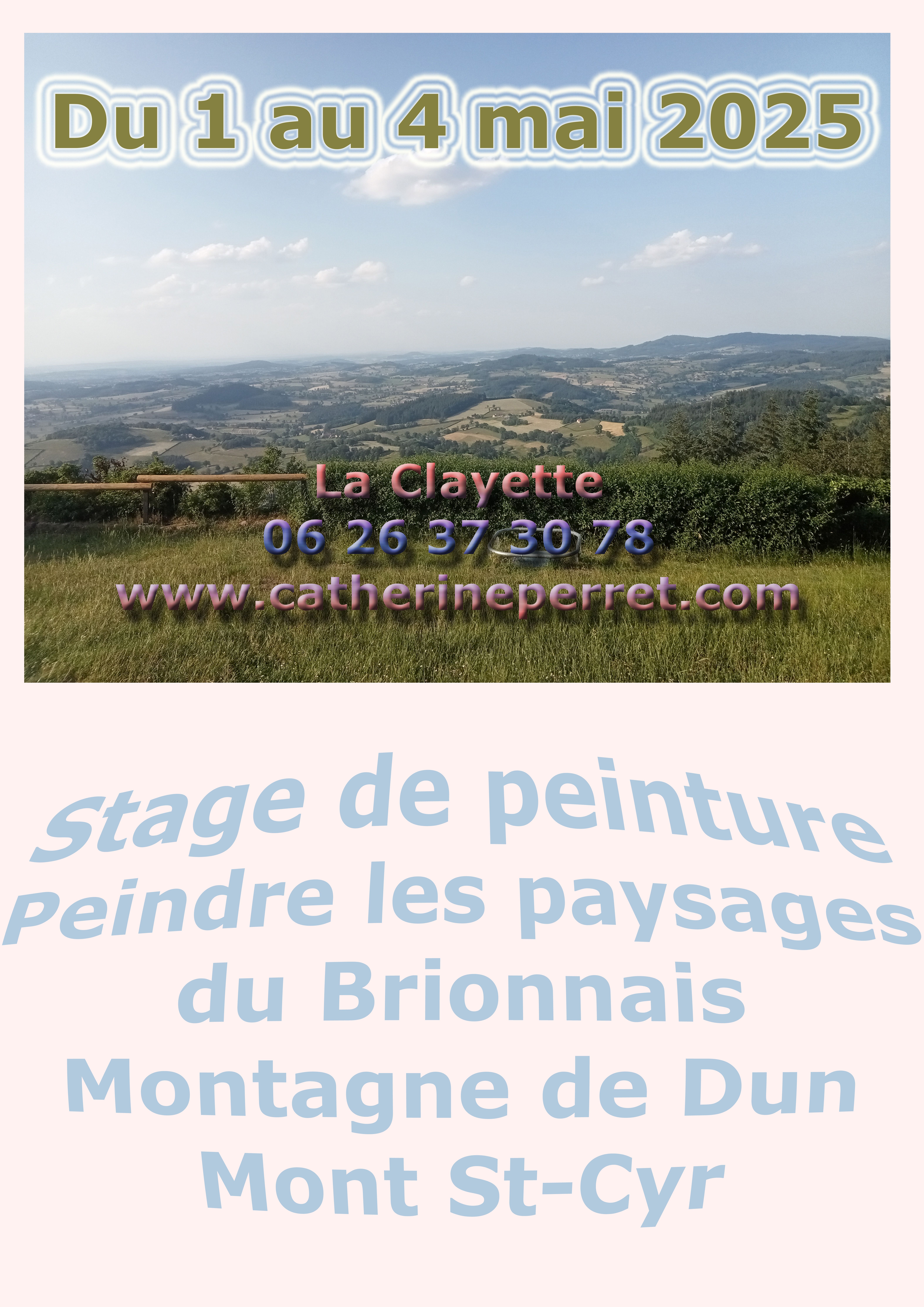 peindre les paysages du Brionnais