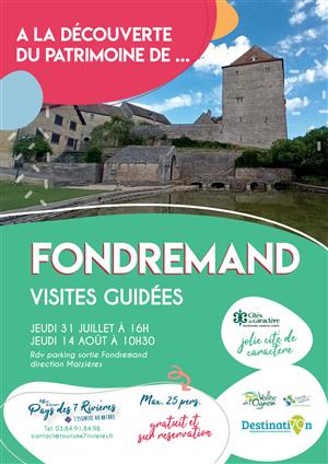 Visite de la Cité de Caractère de Fondremand