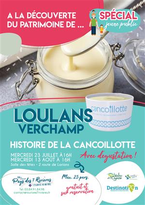 Conférence sur l'histoire de la cancoillotte à Loulans Verchamps