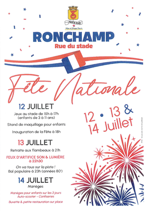 Fête Nationale à Ronchamp