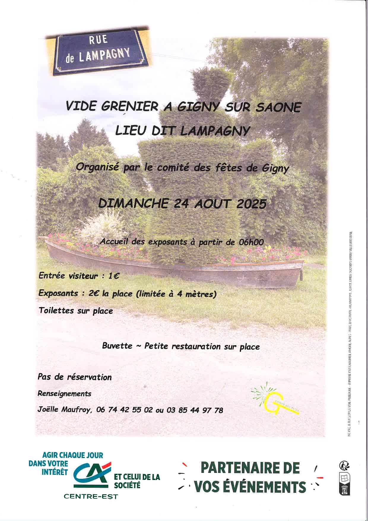 Affiche vide grenier