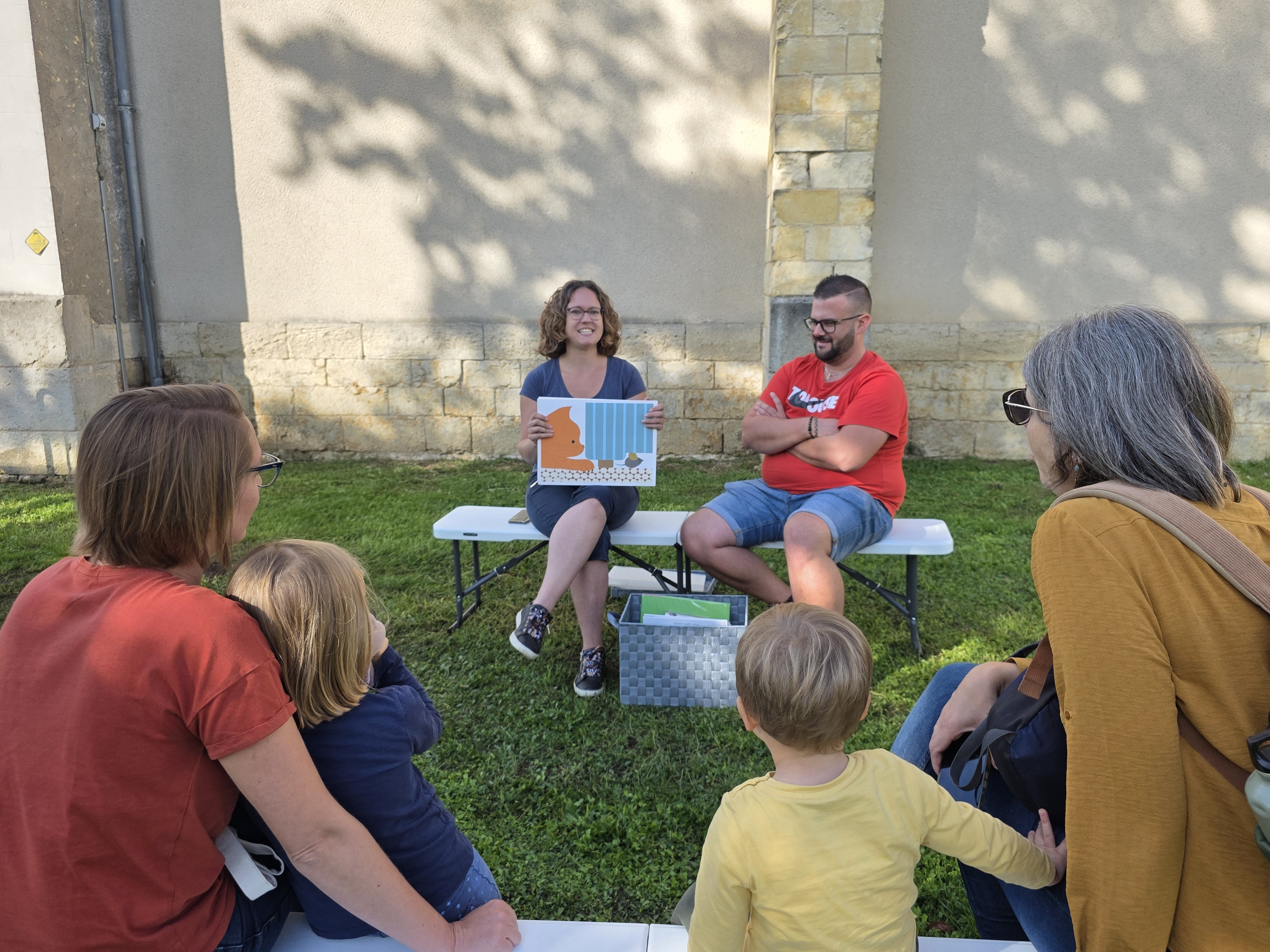 Quartiers en fête par la médiathèque de Fourchambault