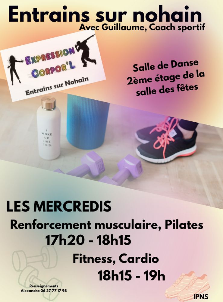 Renforcement musculaire, pilates, fitness