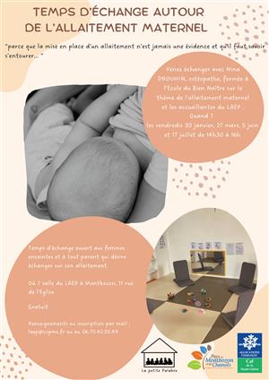 Temps d'échange autour de l'allaitement à Montbozon