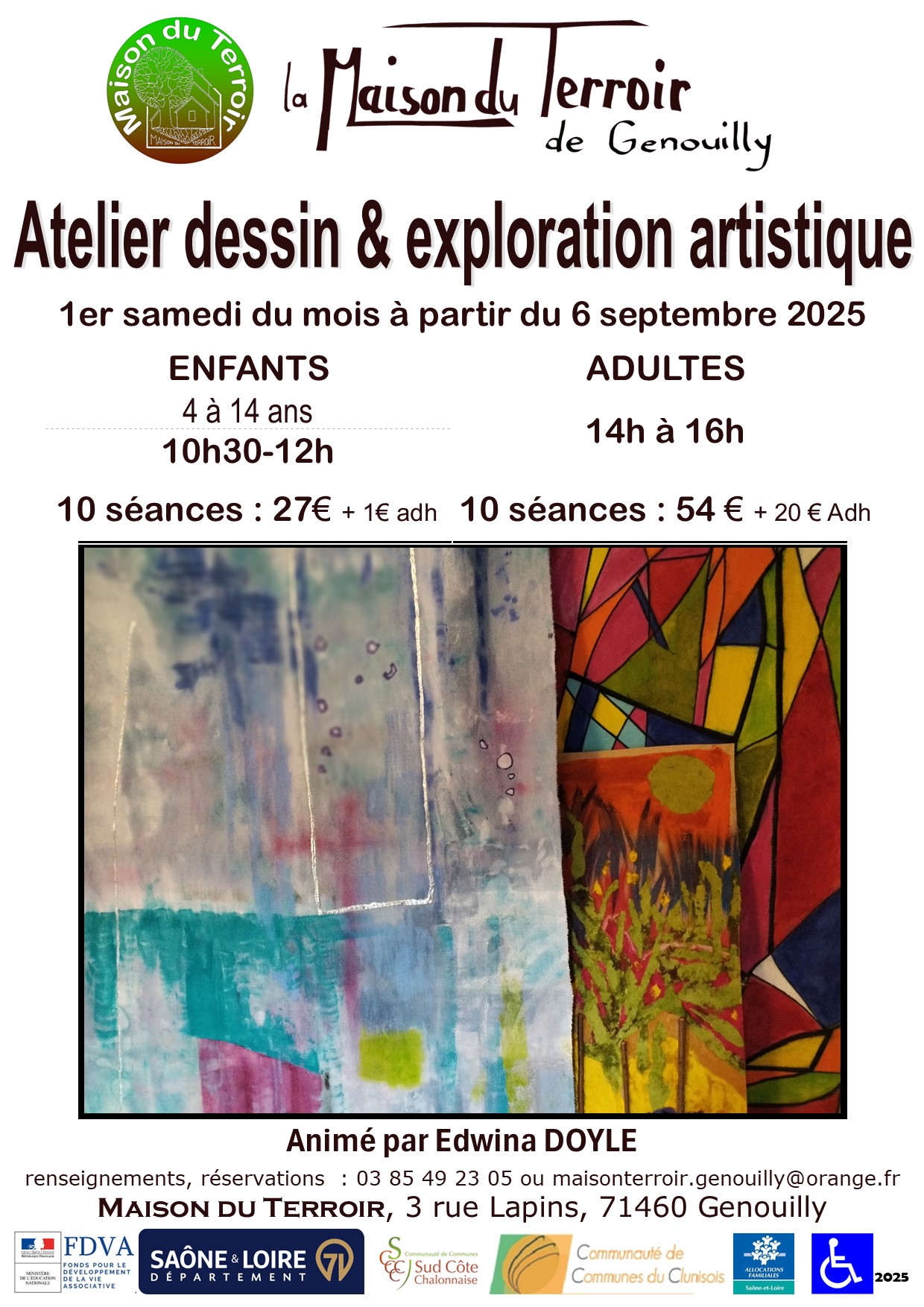Atelier Dessin et Exploration Artistique 4 - 14 ans