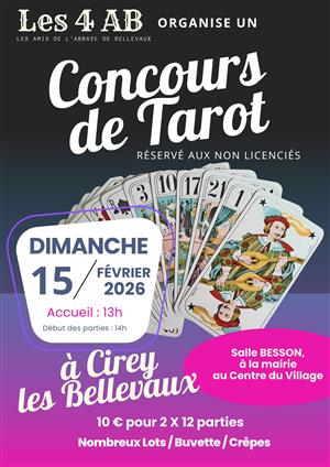 Concours de tarot à Cirey