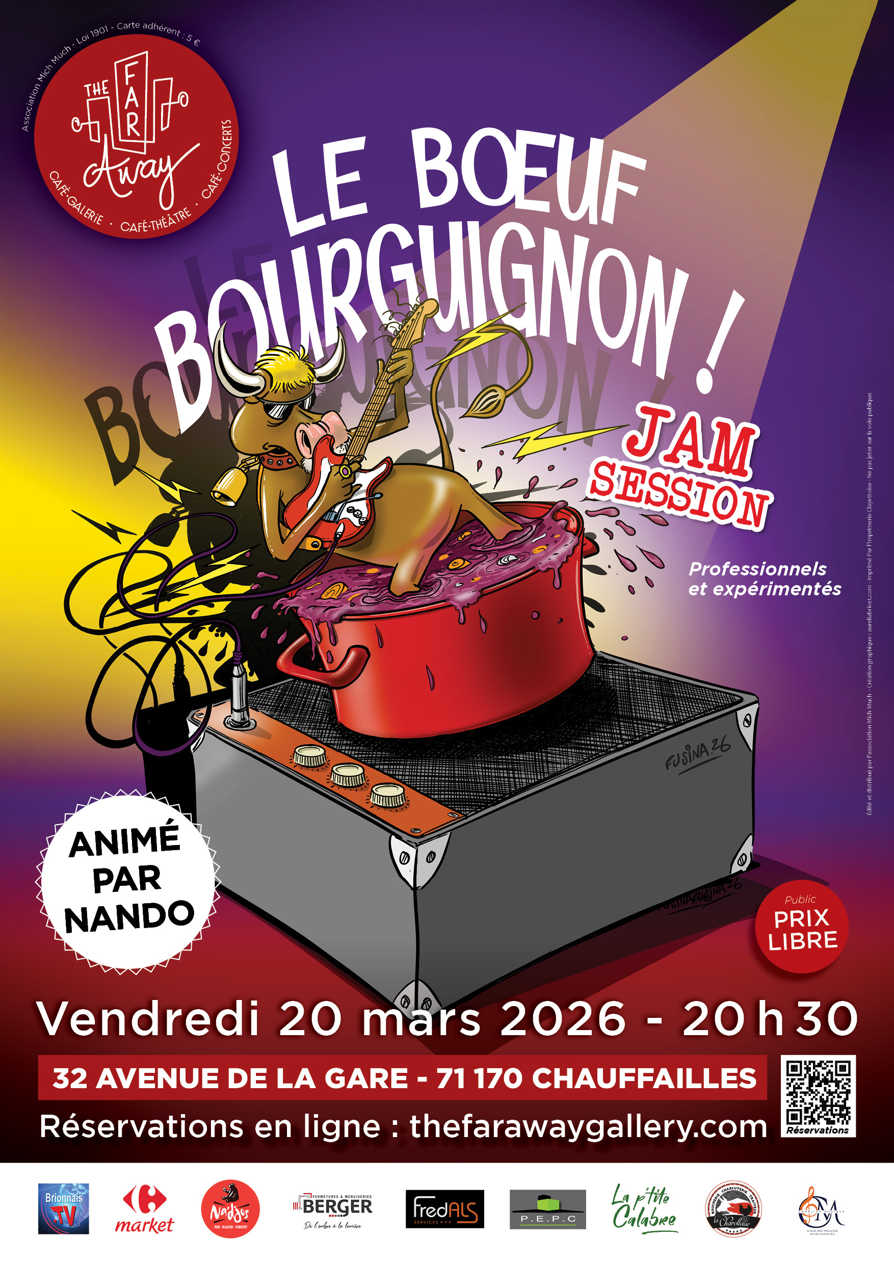 JAM Le Bœuf Bourguignon - Dîner Spectacle