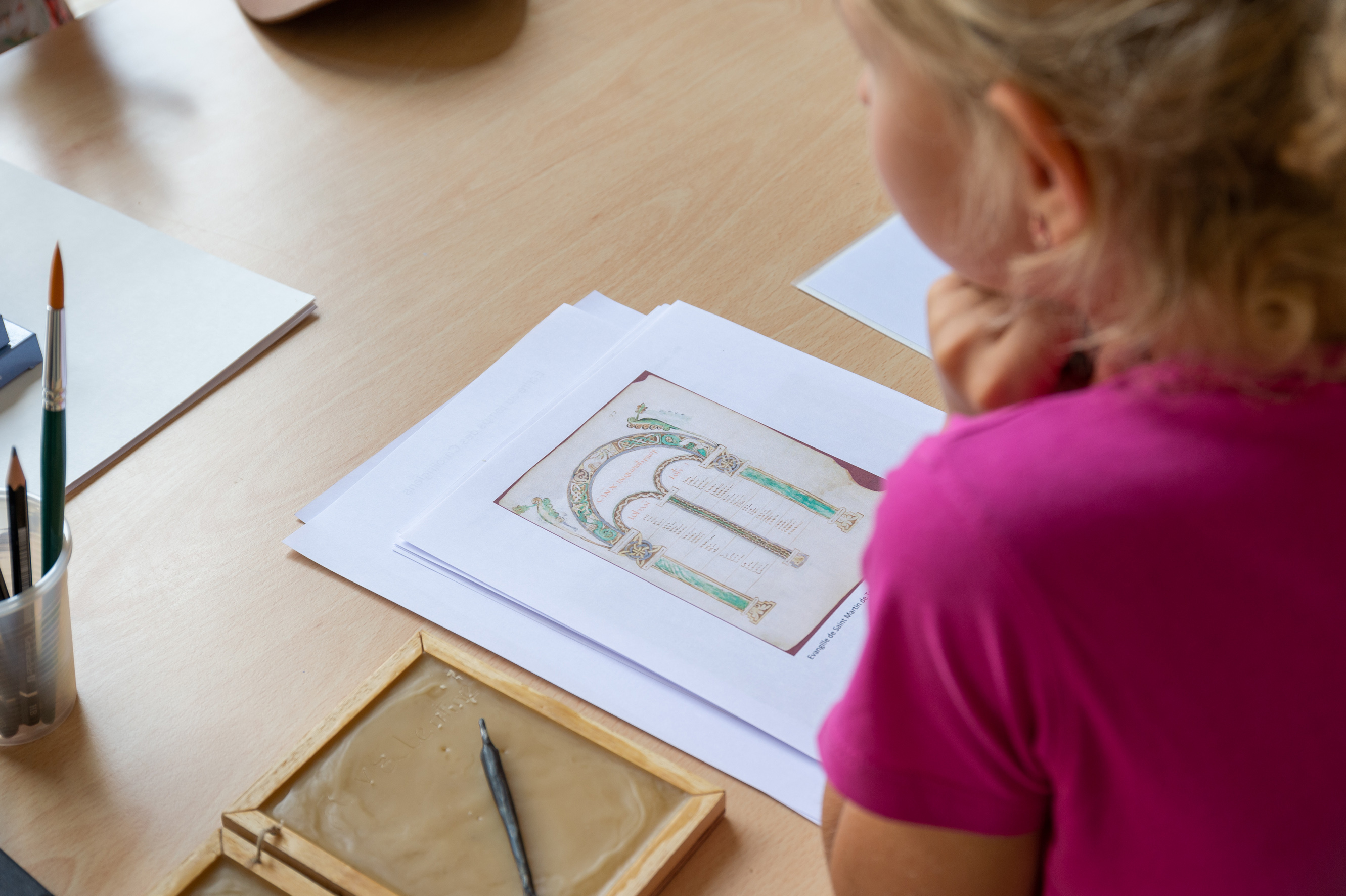 Atelier créatif en famille "Enluminure"