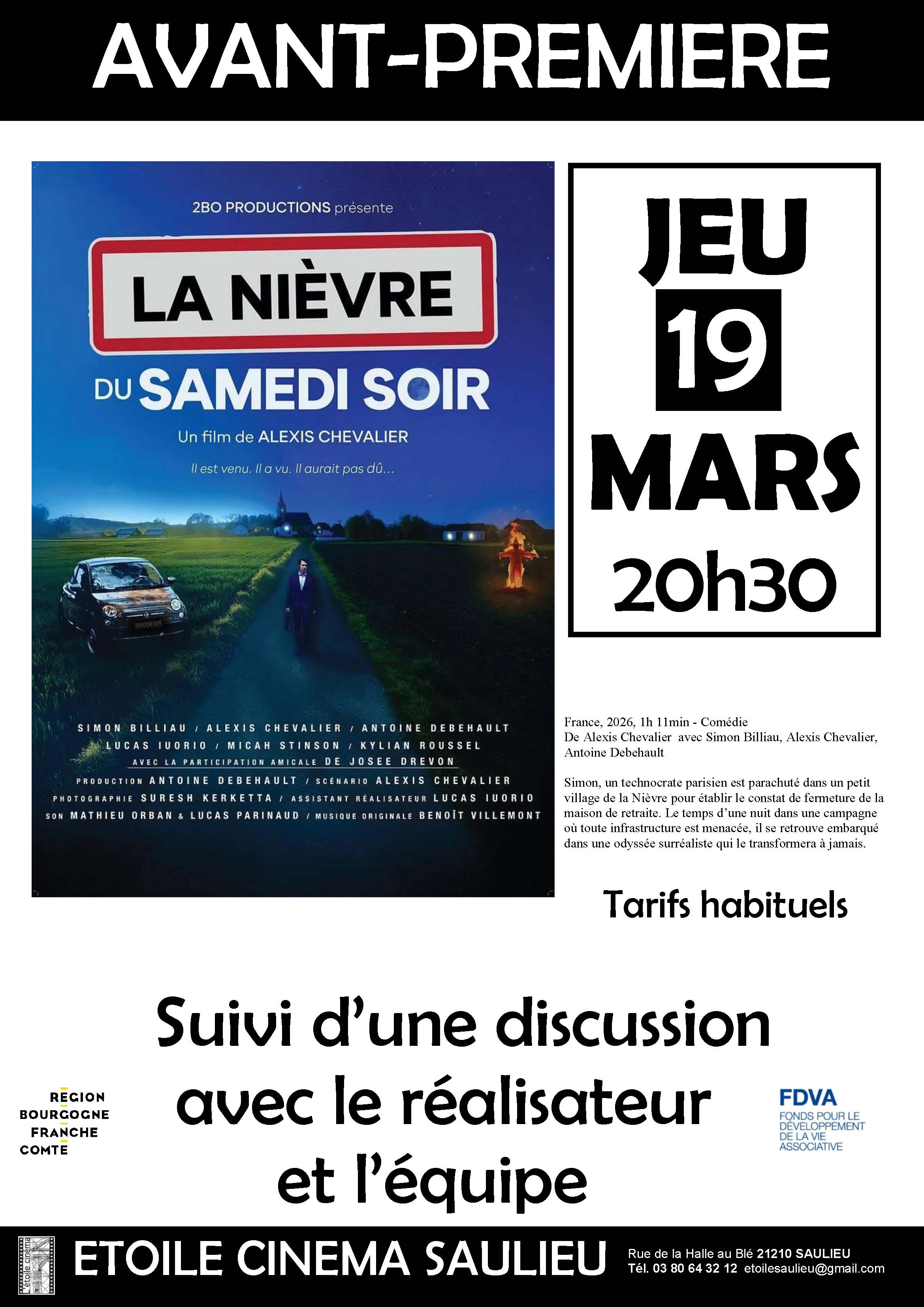 AVP "LA NIÈVRE DU SAMEDI SOIR"
