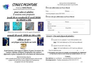 Stages peinture à Rioz