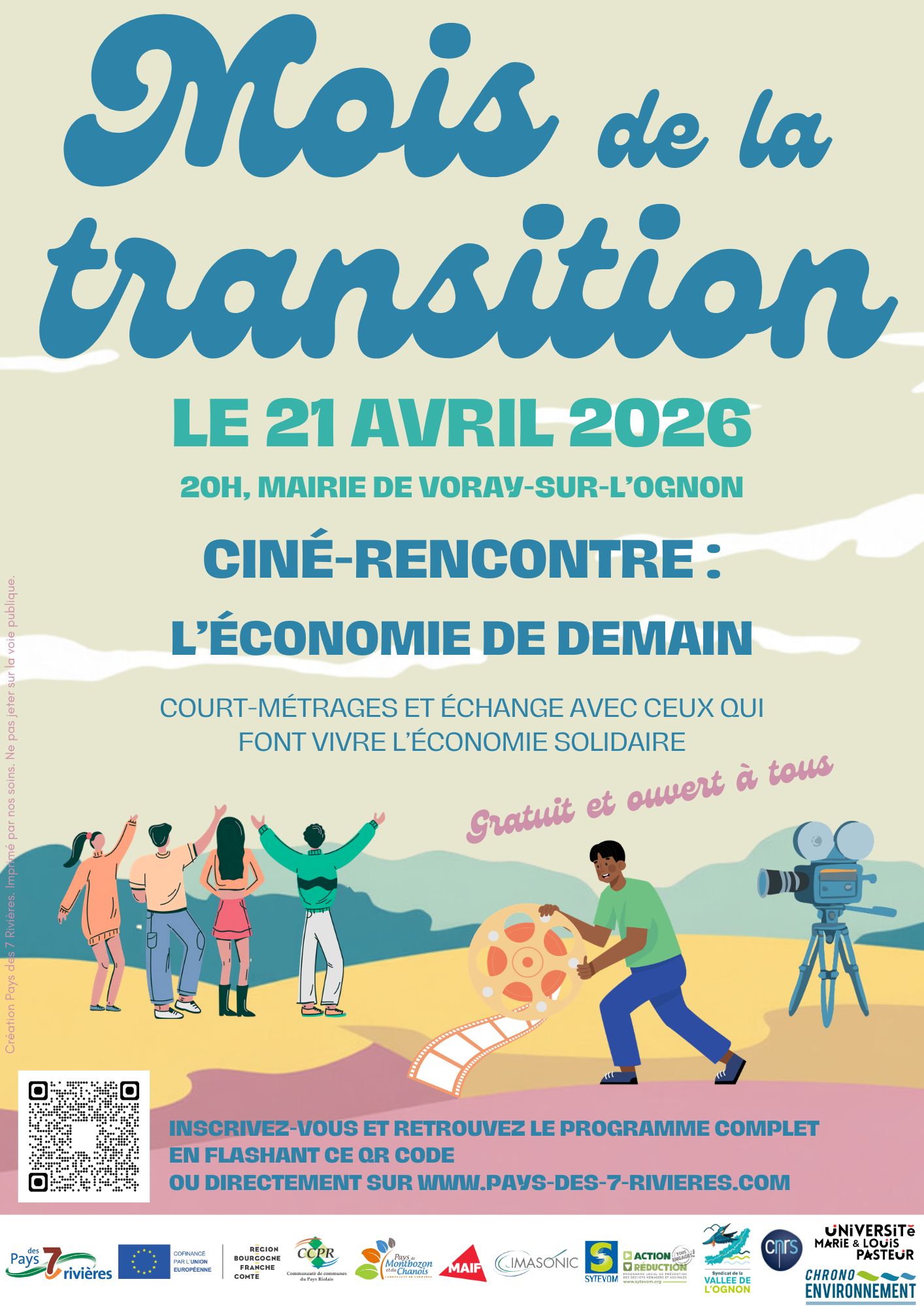 Mois de la transition
Ciné rencontre : l'économie de demain à Voray sur l'Ognon