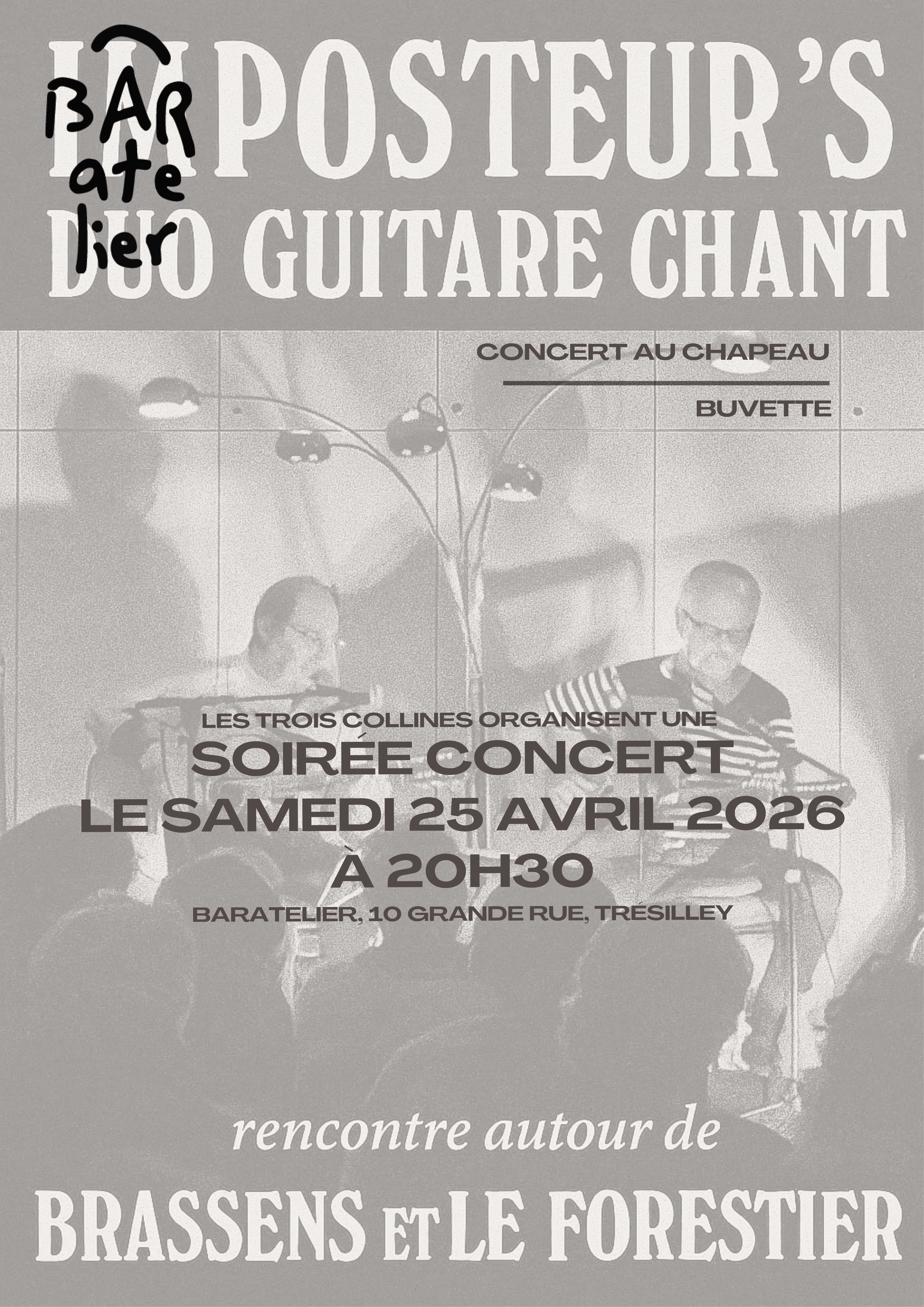 Soirée concert à Trésilley
