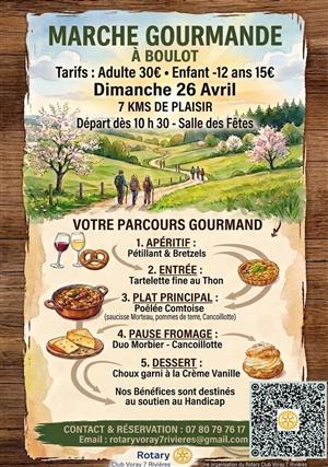 Marche gourmande à Boulot
