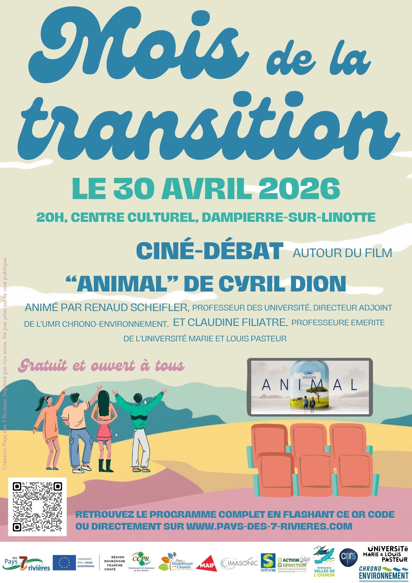Mois de la transition projection-débat avec le film Animal à Dampierre sur Linotte