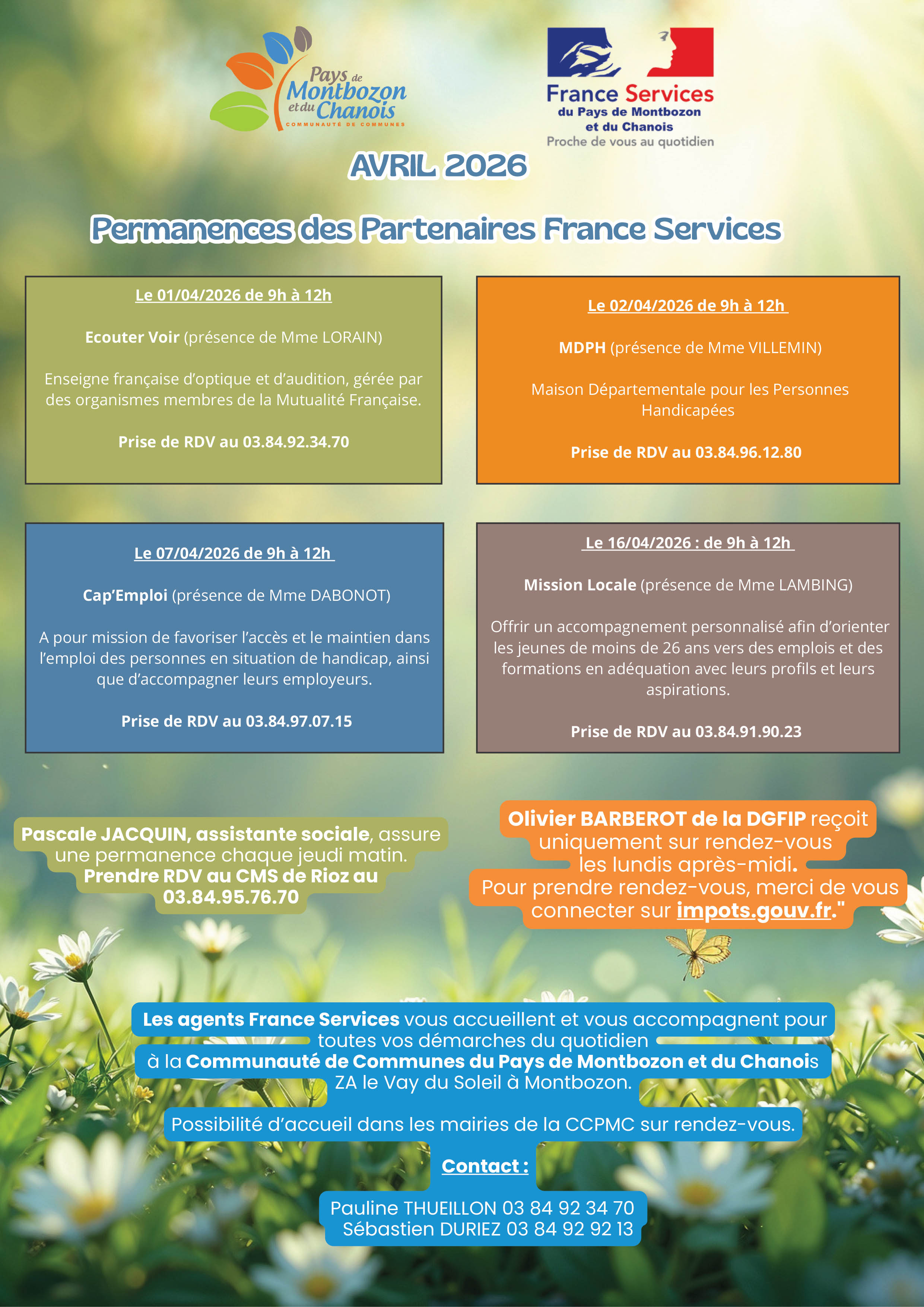 Permanences des Partenaires France Services