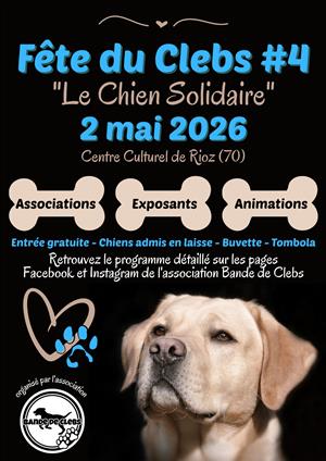 FETE DU CLEBS #,4 Samedi 2 mai 2026 à Rioz