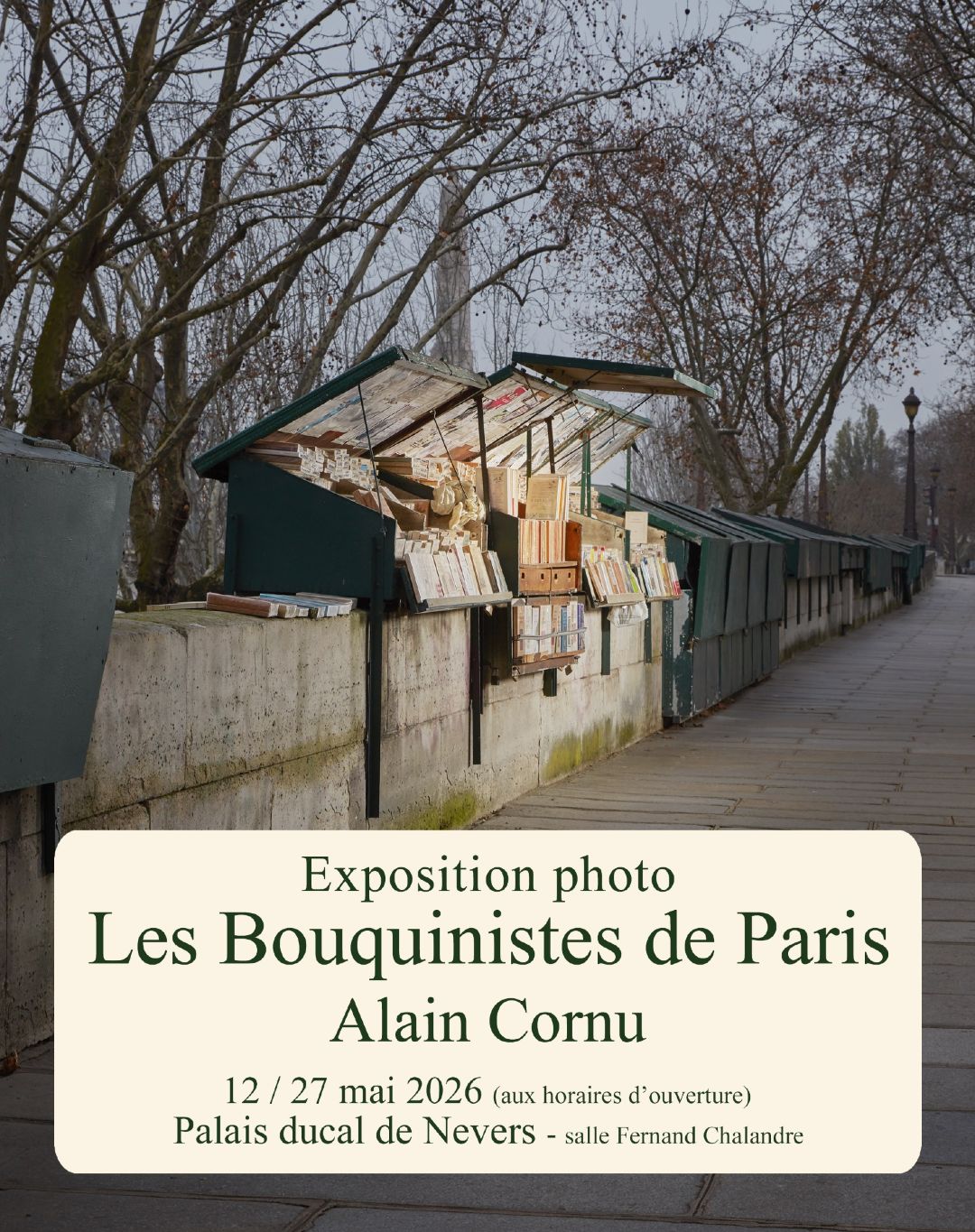 Exposition : Les bouquinistes de Paris