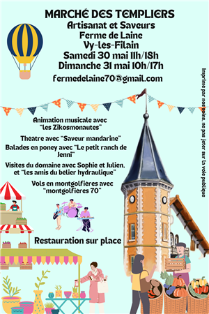 Marché des templiers à Vy les Filain