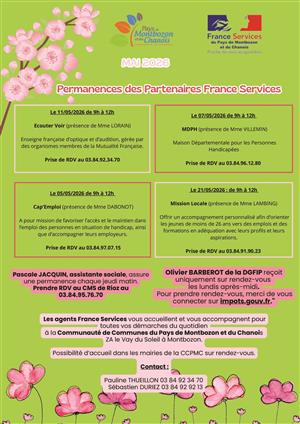 Permanences des Partenaires France Services 