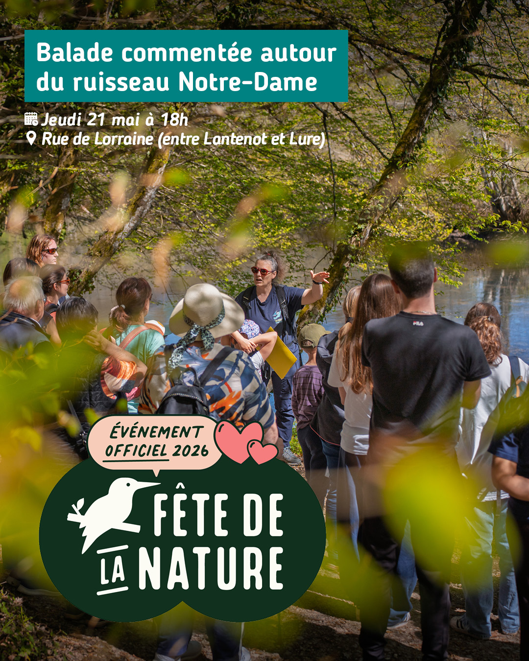 La Fête de la Nature ! - Balade commentée autour du ruisseau Notre Dame