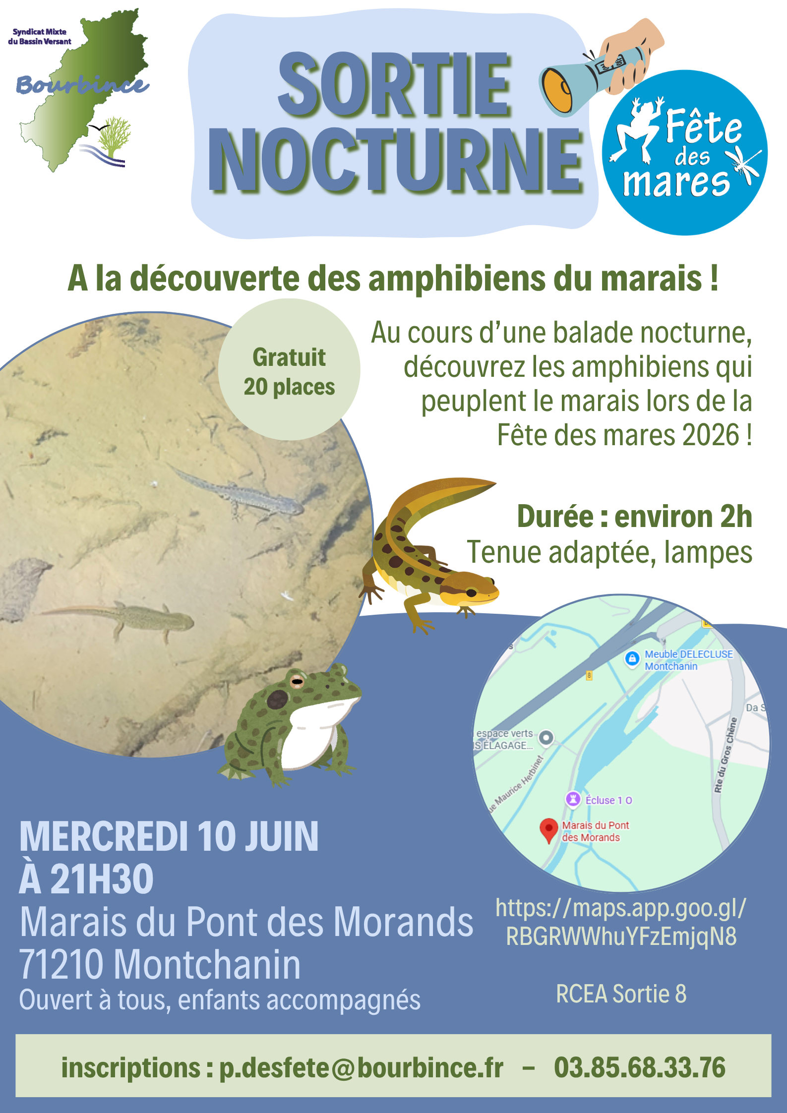 À la découverte des amphibiens du marais - Fête des Mares 2026