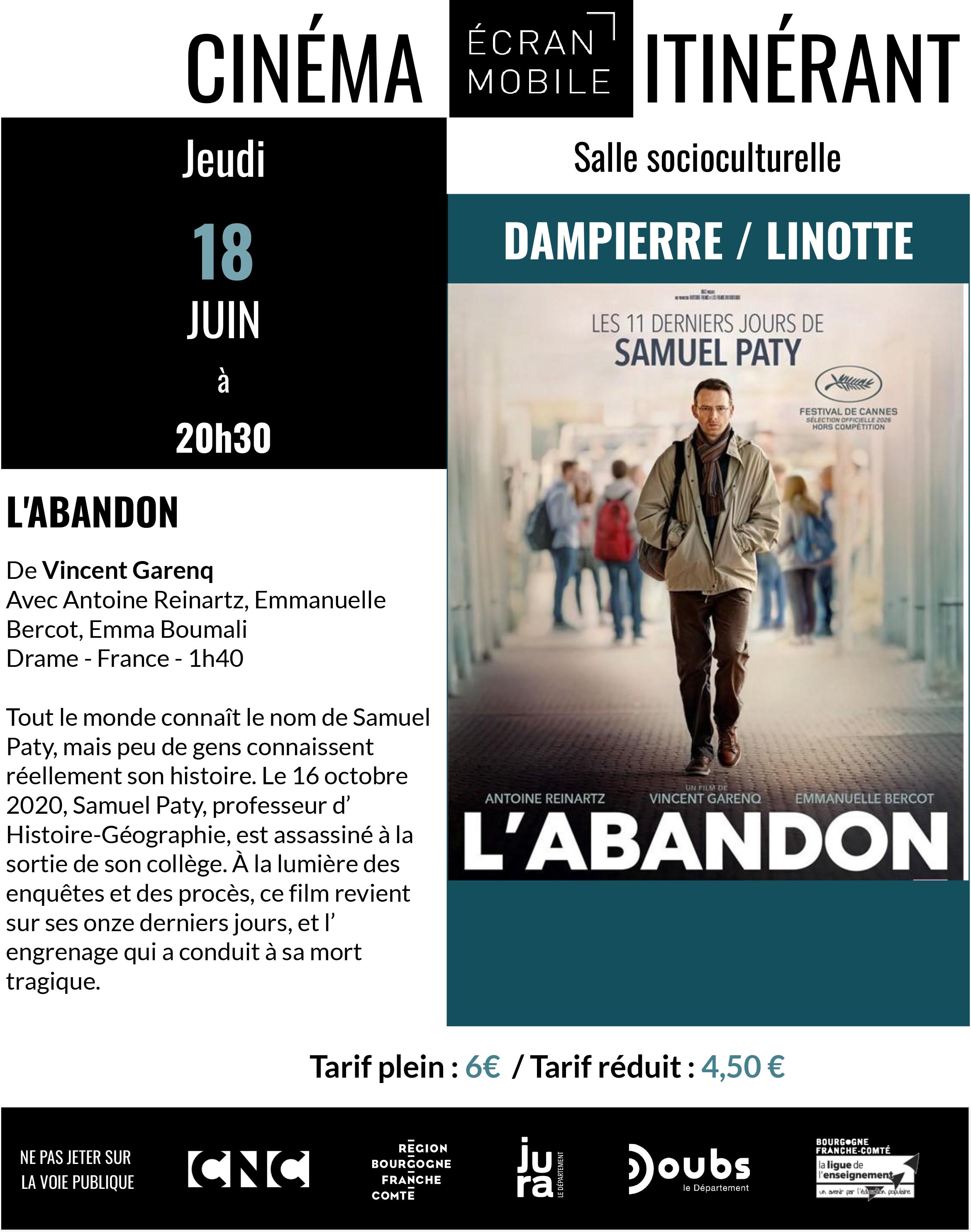 Projection à Dampierre sur Linotte
