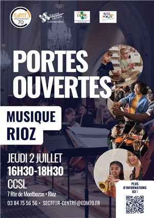 Portes ouvertes musique à Rioz 