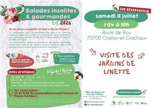 Visite des Jardins de Linette
