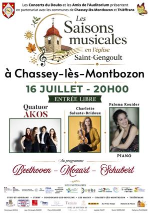Les saisons musicales en l'église Saint-Gengoult