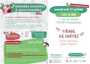 Tirage de cartes à Fondremand