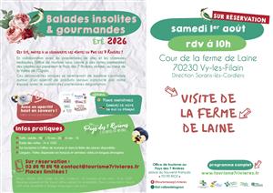 Visite de la ferme de Laine à Vy les Filain