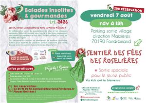 Sentier des fées des Roselières à Fondremand