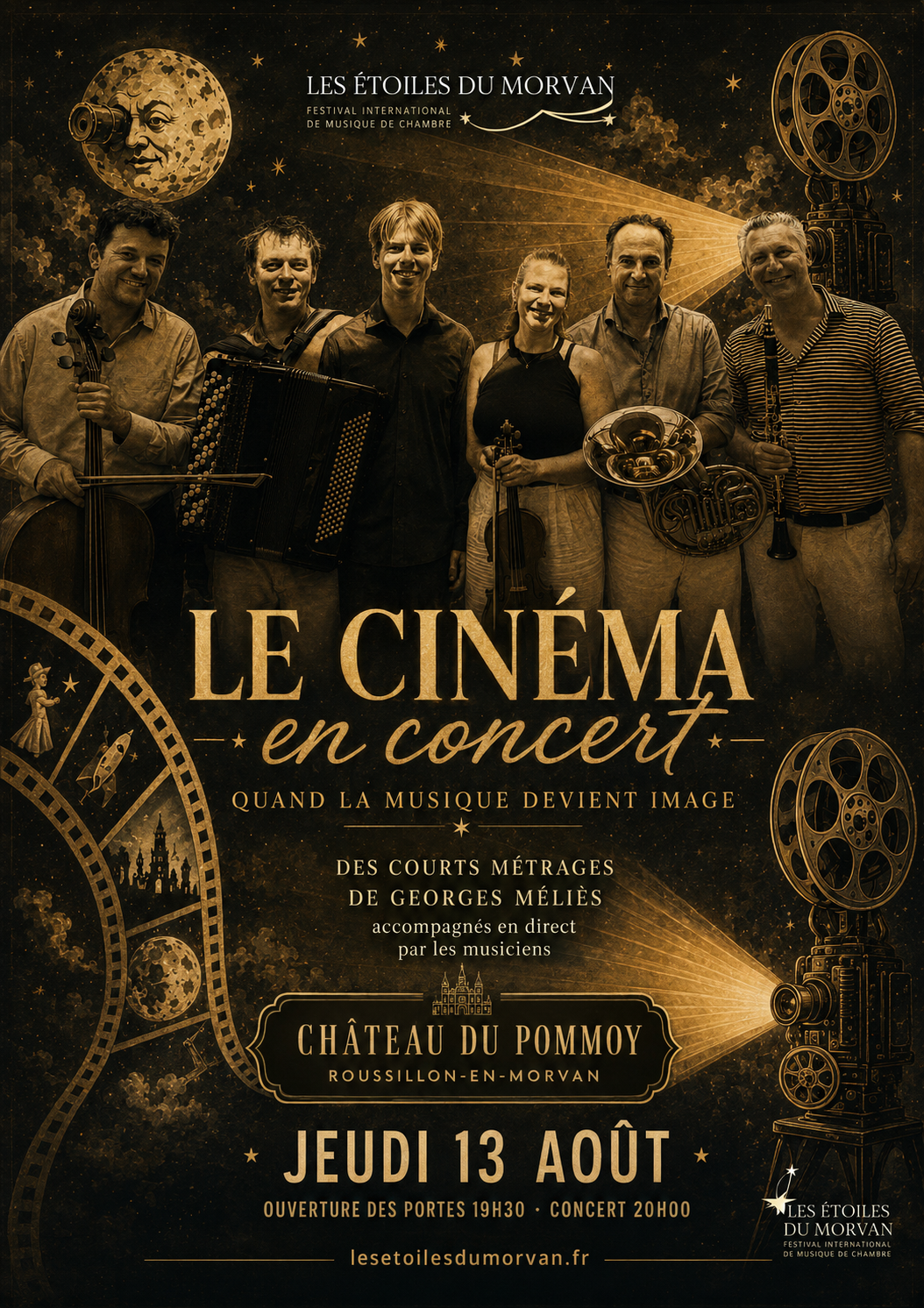 Le cinéma en concert - Festival Les étoiles du Morvan