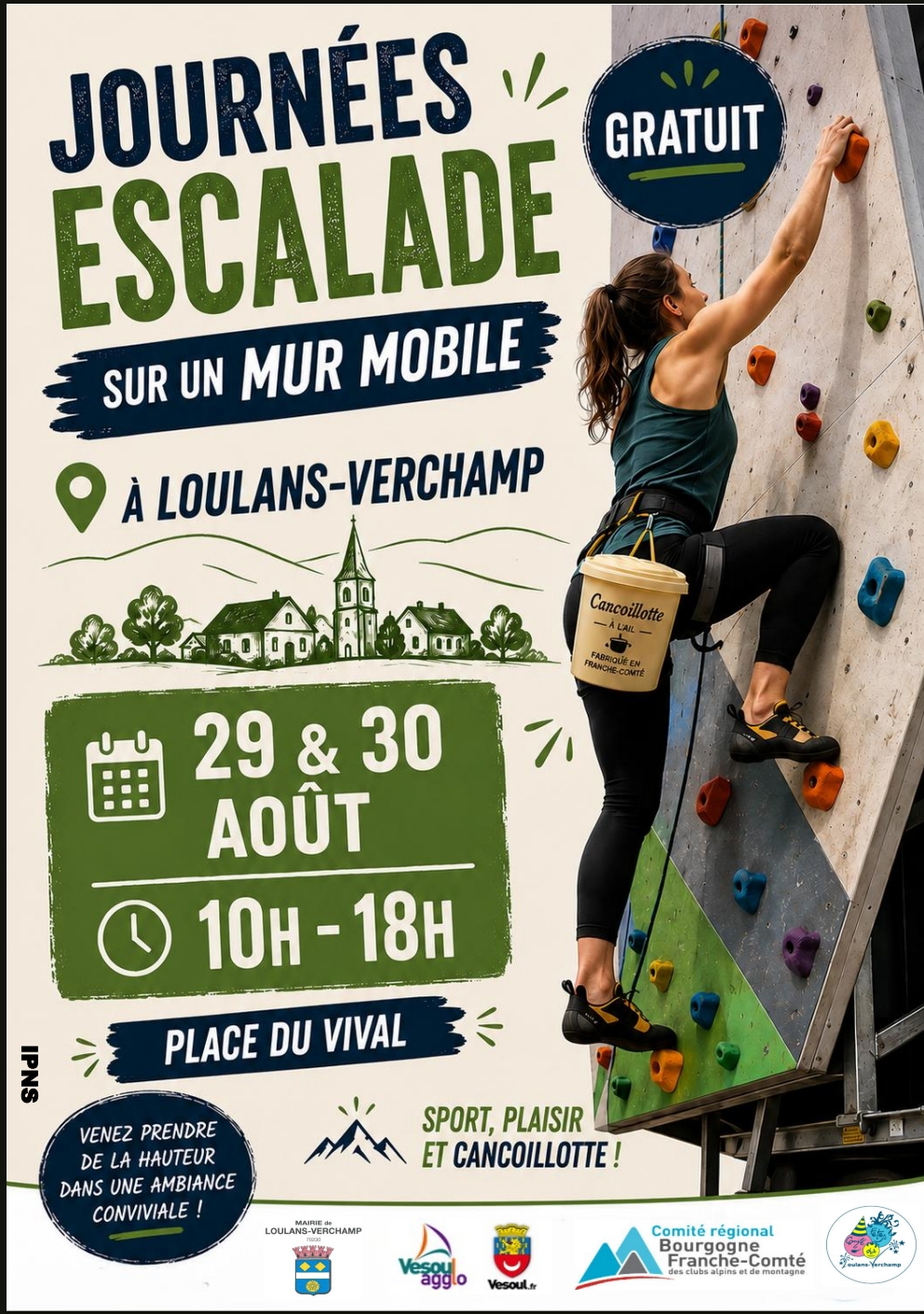 Journées escalades à Loulans-Verchamp