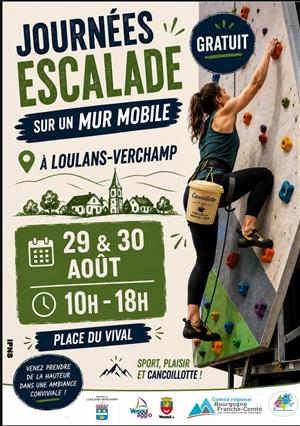 Journées escalades à Loulans-Verchamp